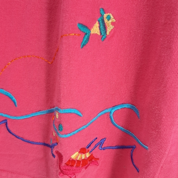 JOHNNY WAS Vintage embroidered tunic tank … - Picture 5 of 6